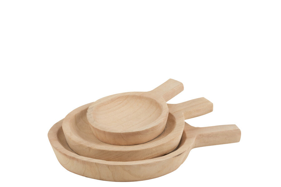 Naczynie z rączką duże kremowe