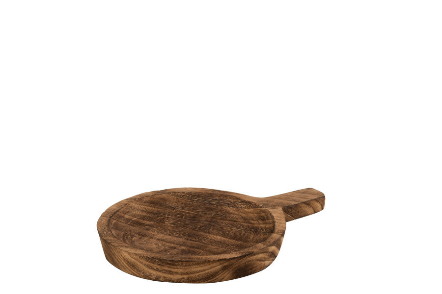 Naczynie okrągłe brązowe