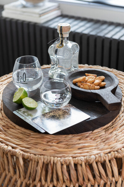 Naczynie z rączka ciemny brąz