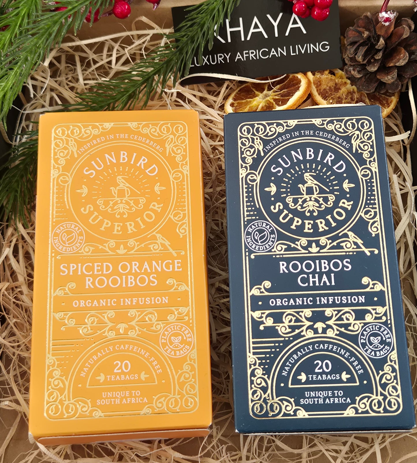 Zestaw prezentowy do herbaty - Pomarańcza/Chai