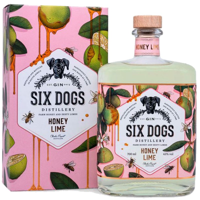 Zestaw 8 Six Dogs Honey Lime & F&L Tonik