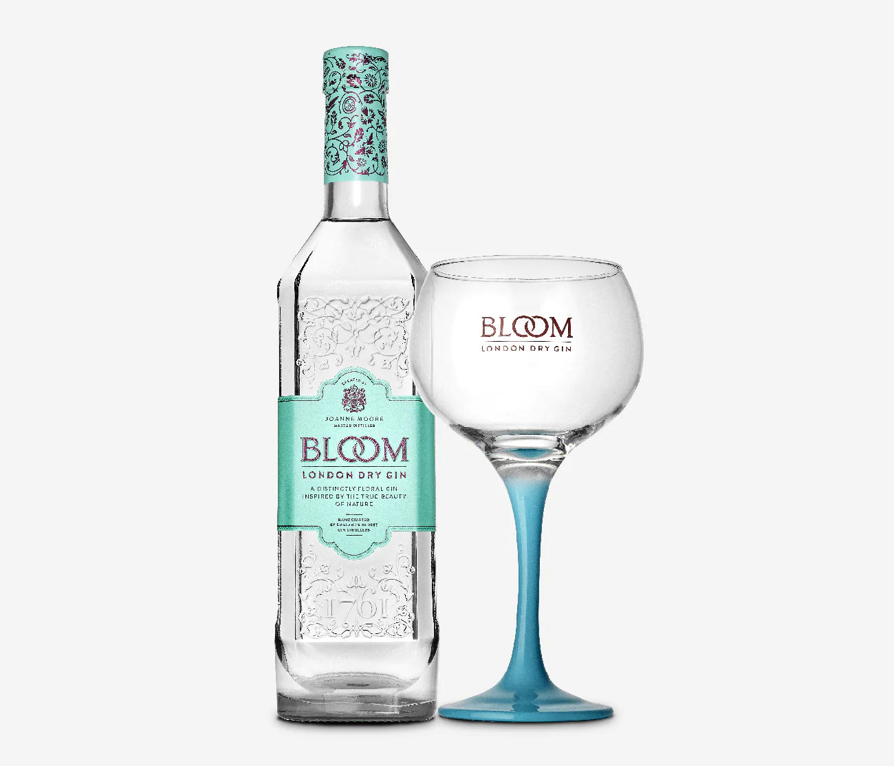 Bloom London Gin Gift Box w/Copa Glass