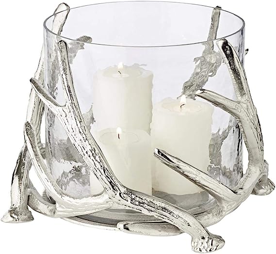 Świeczniki róg srebro xs/m/l