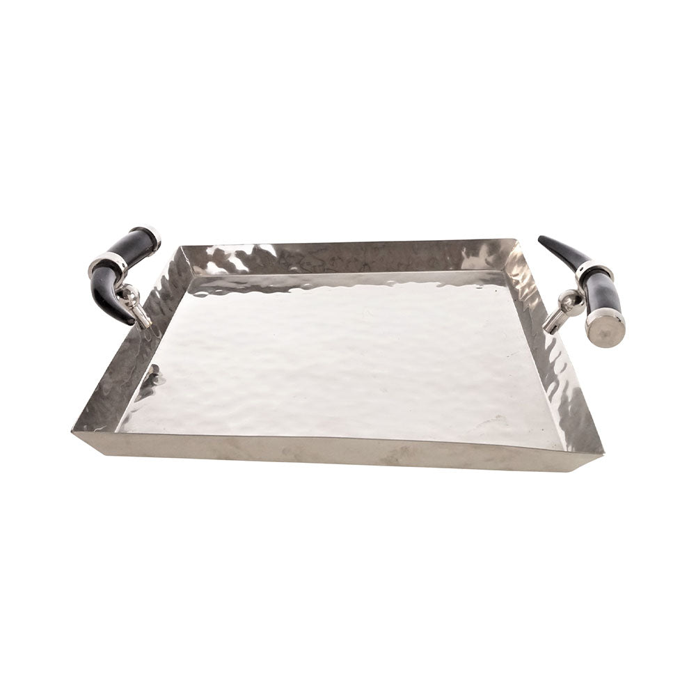 Taca dekoracyjna srebrna 23x23cm 32x32cm