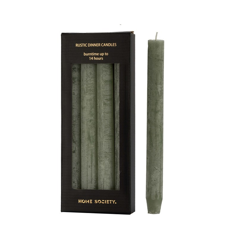 Świeczki zielone 14h zestaw