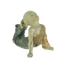 Figurka Budda Yoga yellow