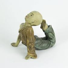 Figurka Budda Yoga yellow