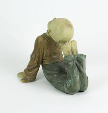 Figurka Budda Yoga yellow