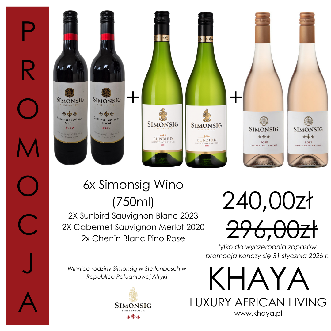 Zestaw Simonsig Wina Czerwony, Biały i Różowy