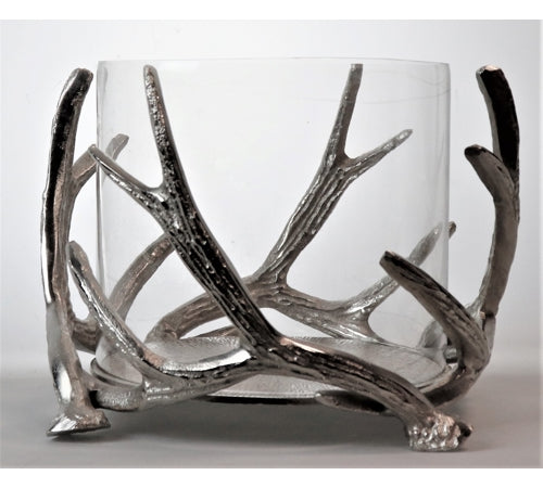 Świeczniki poroże srebrne