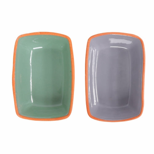 Zestaw 2 miseczek prostokątnych