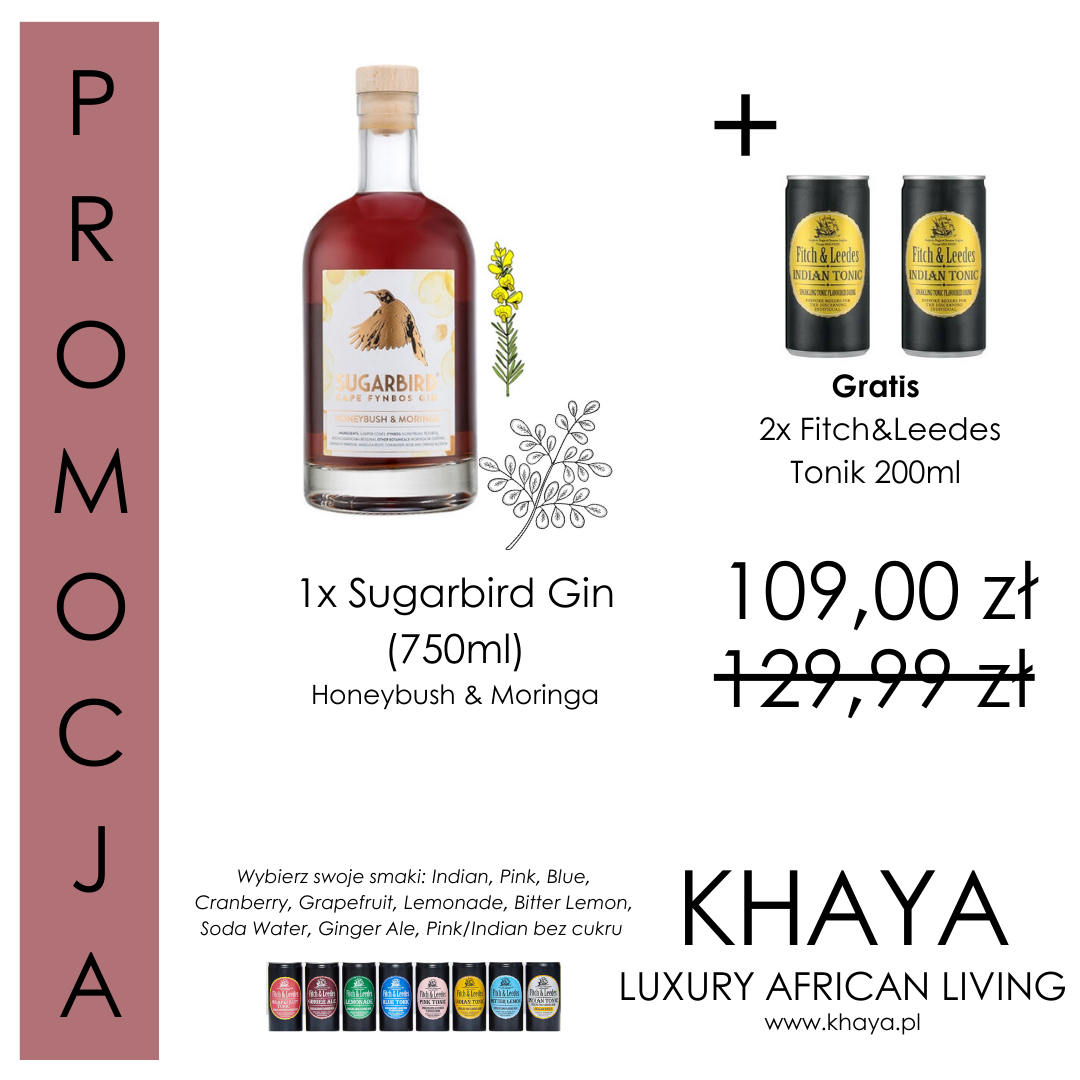 Zestaw 5 Sugarbird Honeybush & Moringa Gin & F&L Tonik