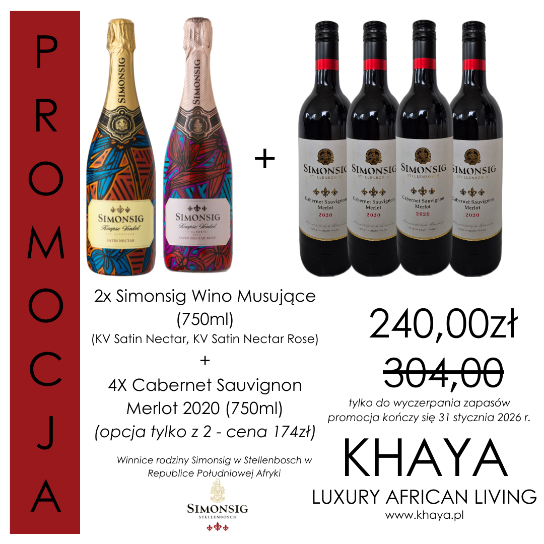 Zestaw Simonsig Bombelki i Wino Czerwone